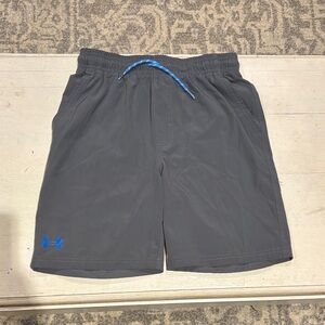 Under Armour Kid's Charcoal Athletic Shorts